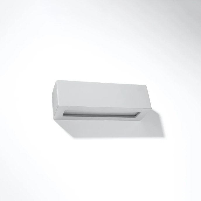 Keramisk vägglampa VEGA grå