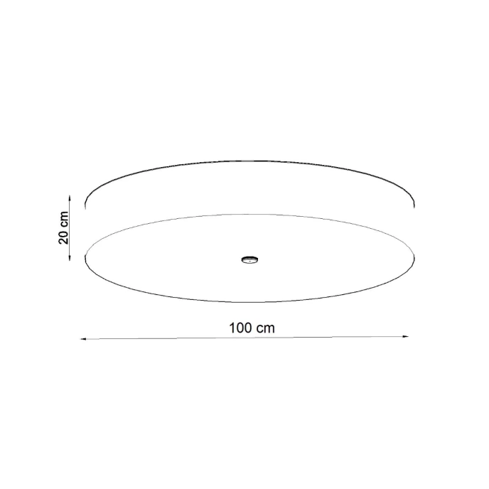 Plafond SKALA 100 vit