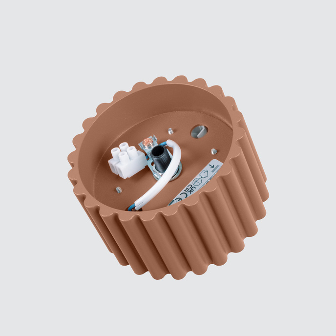 Taklampa AURA 1 mocha Gx53