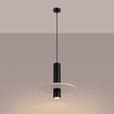 Taklampa PELTA 1 svart/beige