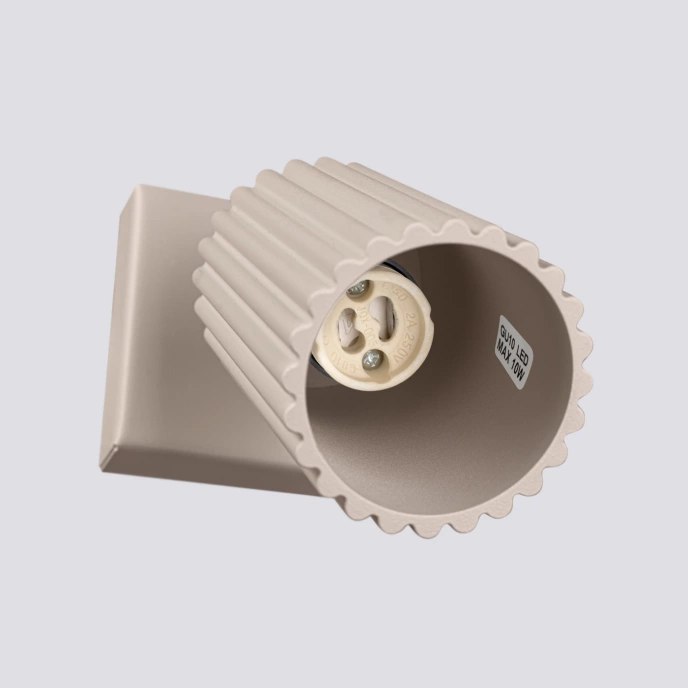 Vägglampa KARBON taupe