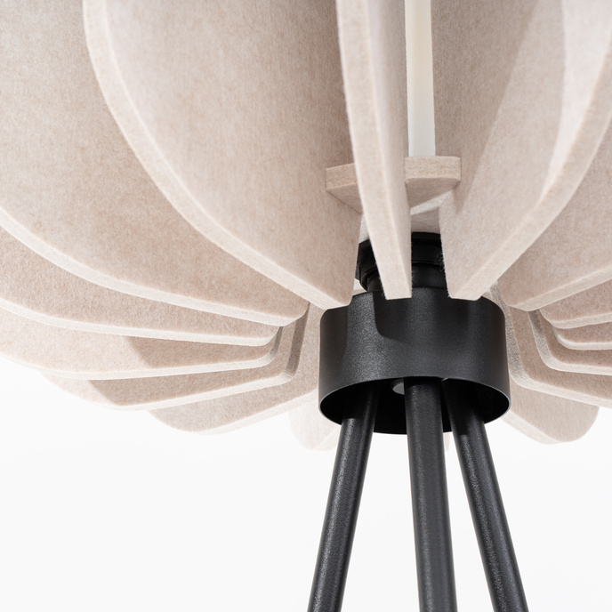 Golvlampa MULA 45 beige
