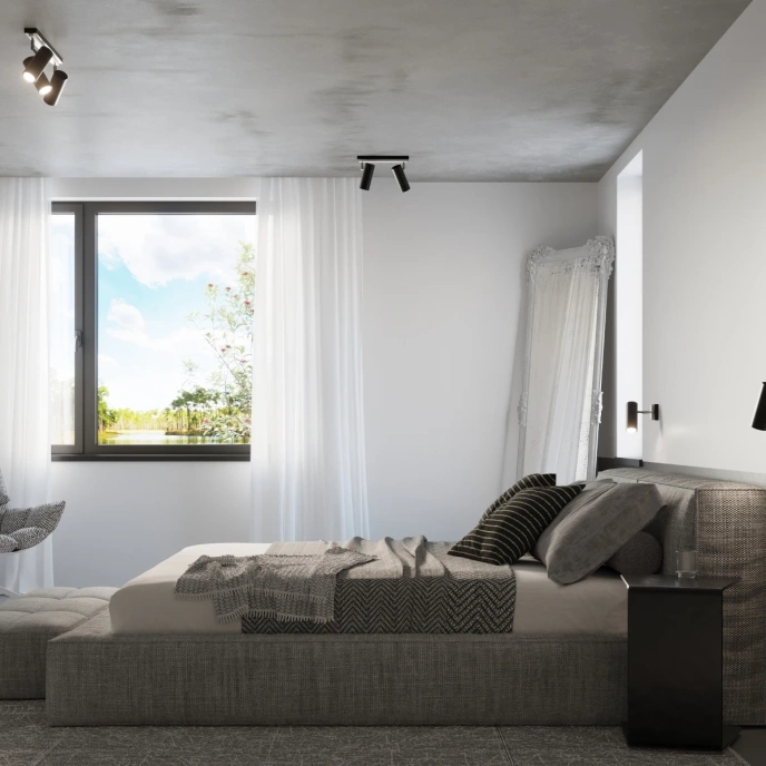 Plafond DIREZIONE 3 svart