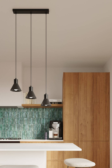 TALEJA 1 taklampa svart [E27 + 1x LED-lampa E27 3000K varm 7,5W 620lm