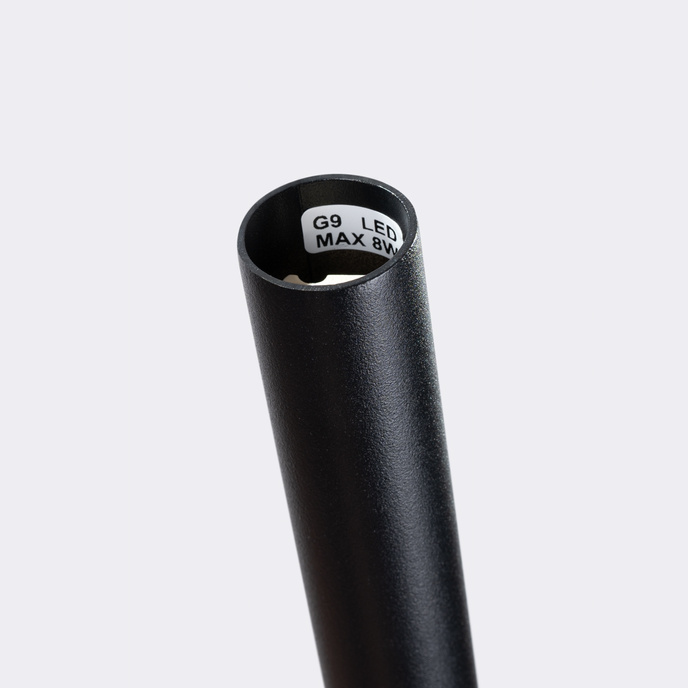 BLISS 3P taklampa svart + 3x LED-lampa G9 4000K Kall 4,5W 460lm