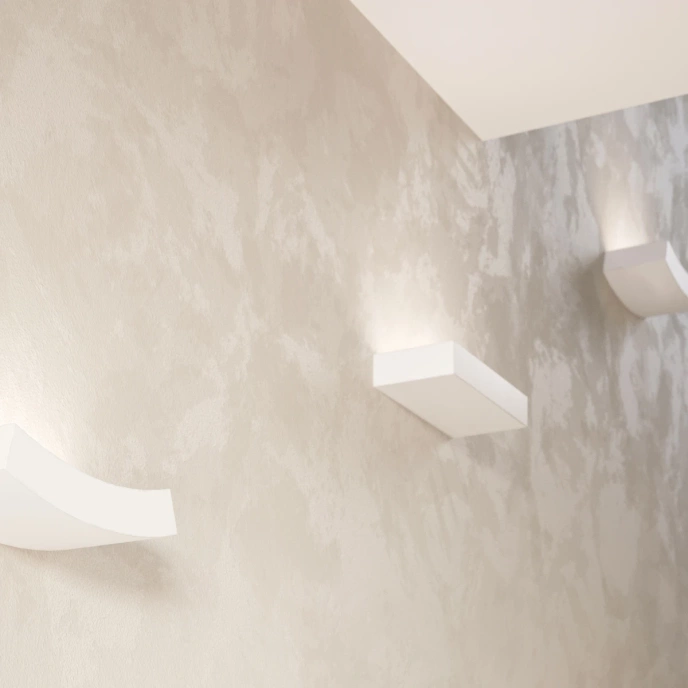 Vägglampa keramik HATTOR