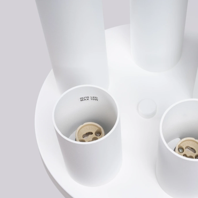 Taklampa LAGOS 5P vit