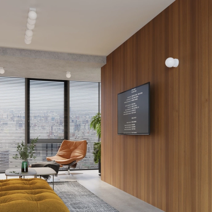 Vägglampa YOLI 1 vit