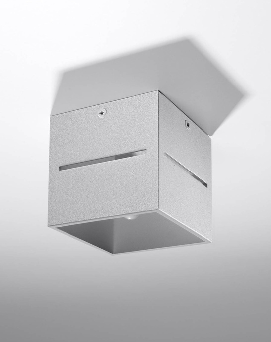 Plafond LOBO grå + 1x LED-lampa G9 3000K varm 4,5W 510lm