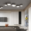Plafond HEXA 35 CEKIN + 2x LED-lampa E27 4000K Kall 7,5W 650lm
