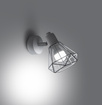 Vägglampa ARTEMIS 1 vit + 1x LED-lampa E14 3000K varm 7,5W 620lm