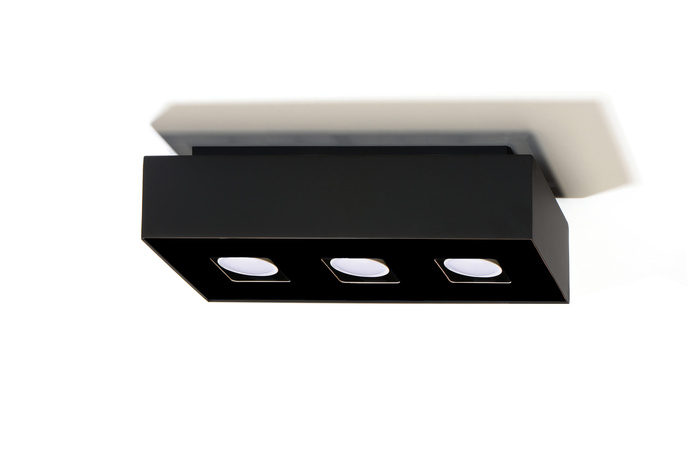 Plafond MONO 3 svart