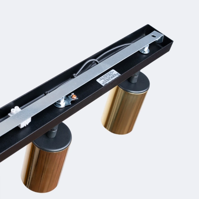 Taklampa WINX 3 svart/cooper