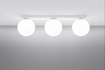 Plafond YOLI 3 vit + 3x LED-lampa G9 3000K varm 4,5W 450lm