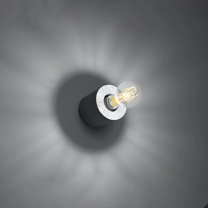 Vägglampa SALGADO betong