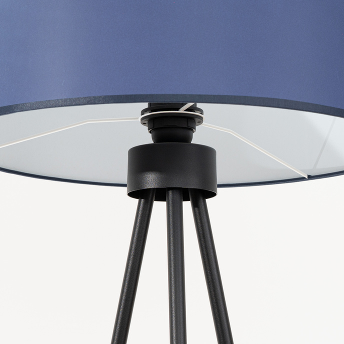 Golvlampa NEVIA marinblå