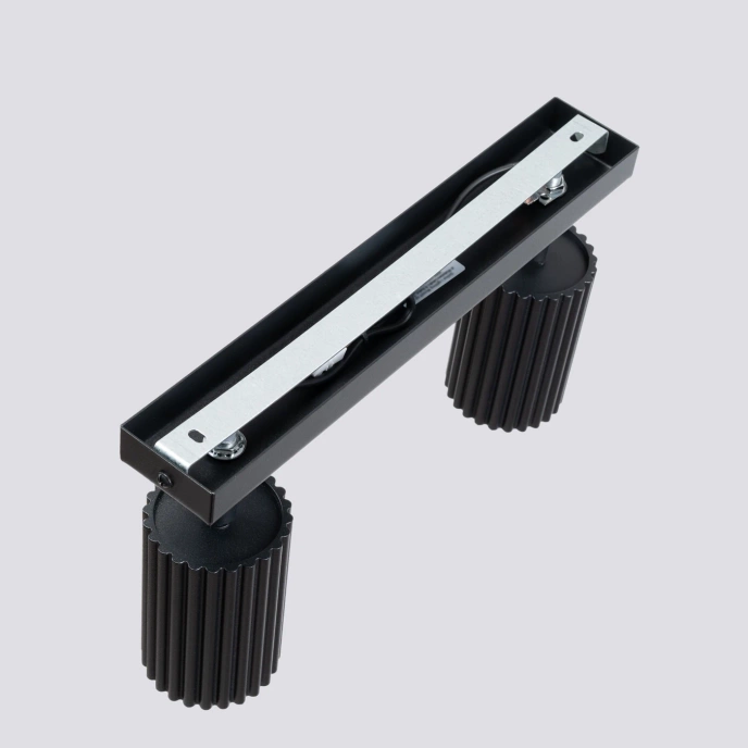 Taklampa KARBON 2 svart