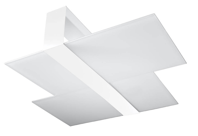 Plafond MASSIMO vit + 2x LED-lampa E27 3000K varm 7,5W 620lm
