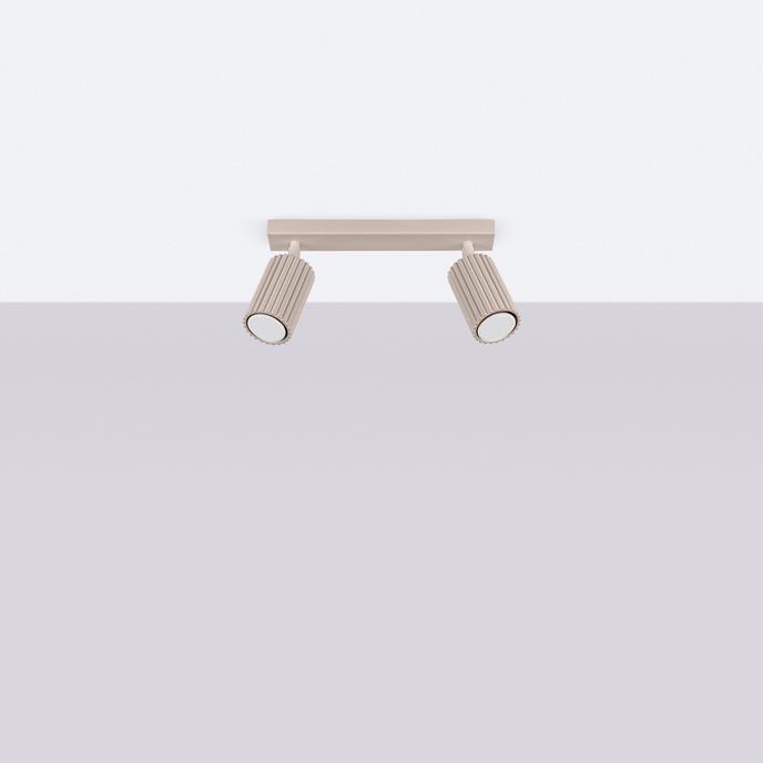 Taklampa KARBON 2 taupe