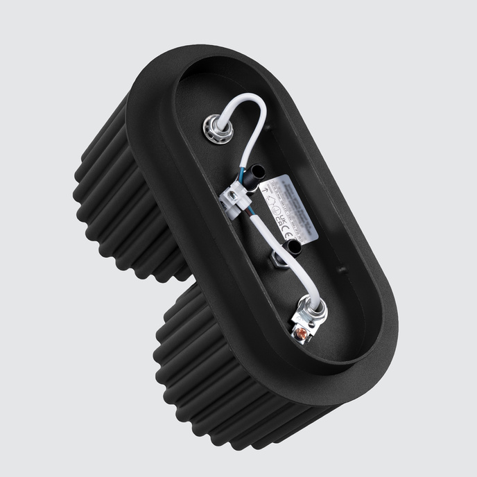 Taklampa AURA 2 svart GU10