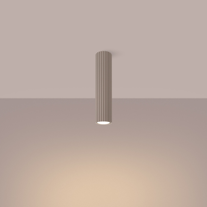 Taklampa KARBON 30 taupe