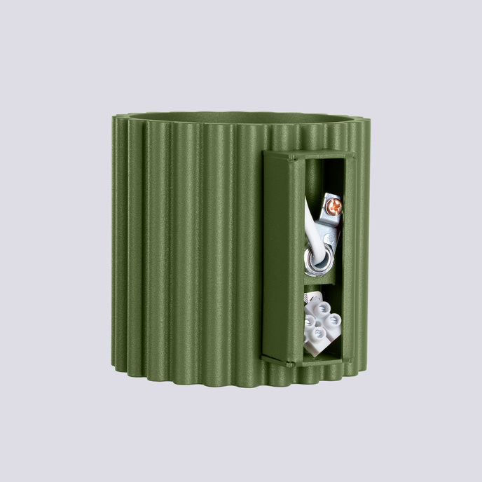 Vägglampa AURA olivgrön G9