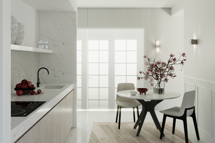 Vägglampa LORETO grå + 1x LED-lampa G9 3000K varm 4,5W 510lm