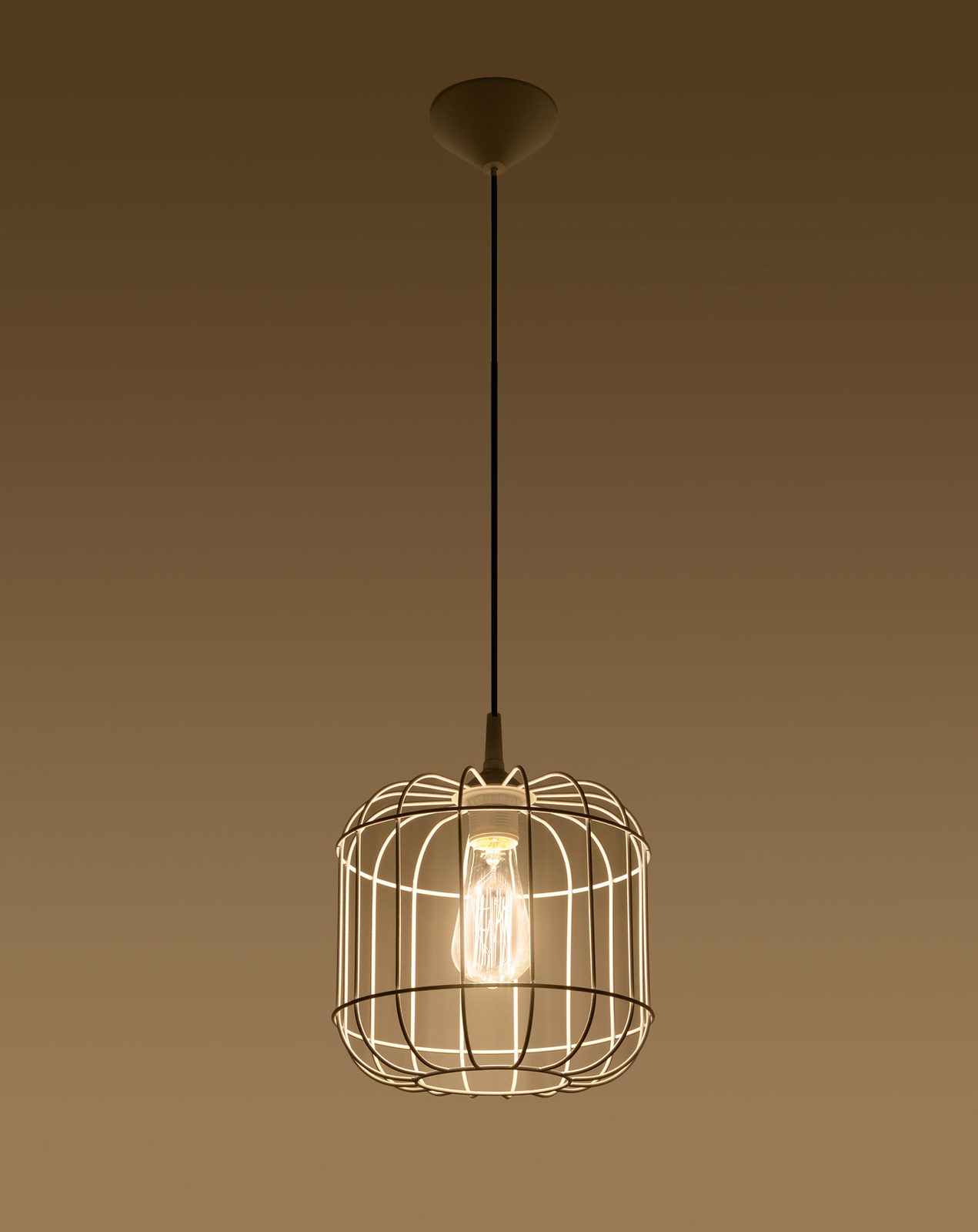 CELTA taklampa vit + 1x LED-lampa E27 4000K Cold 7,5W 650lm