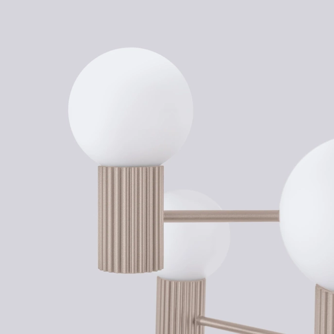 Ljuskrona HALO 6 taupe