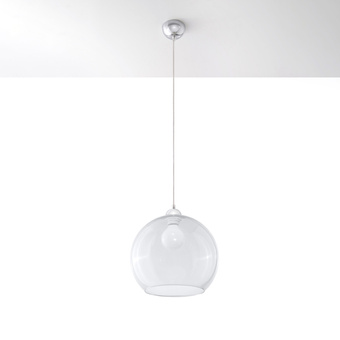 Pendel lampa BALL transparent