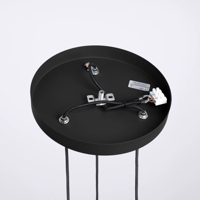 Pendellampa HALO 3P svart