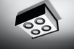 Plafond STEREO 4 vit/svart