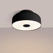 Plafond OMIQ svart + 4X LED-lampa E27 3000K varm 7,5W 620lm