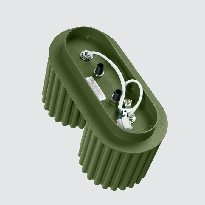 Taklampa AURA 2 olivgrön GU10