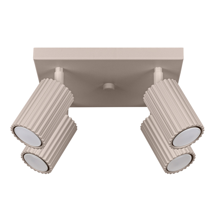 Taklampa KARBON 4 taupe