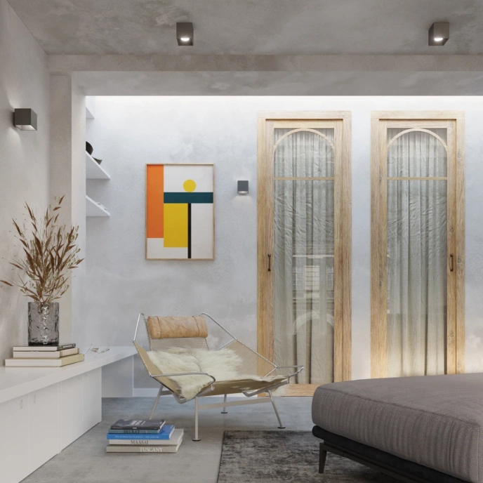 Plafond QUAD 1 antracit