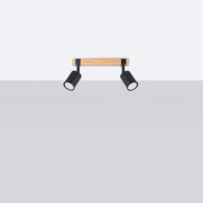 Taklampa FAGER 2 svart