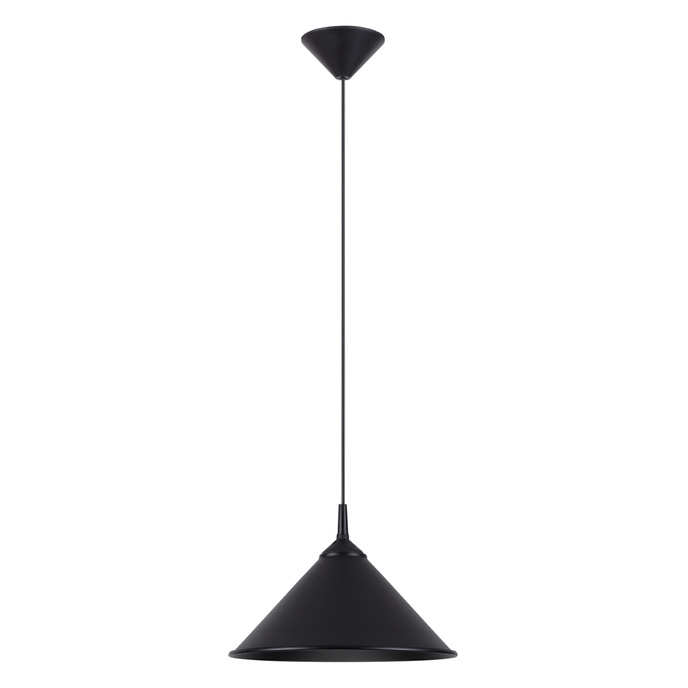 ZUMA taklampa svart + 1x LED-lampa E27 3000K varm 7,5W 620lm