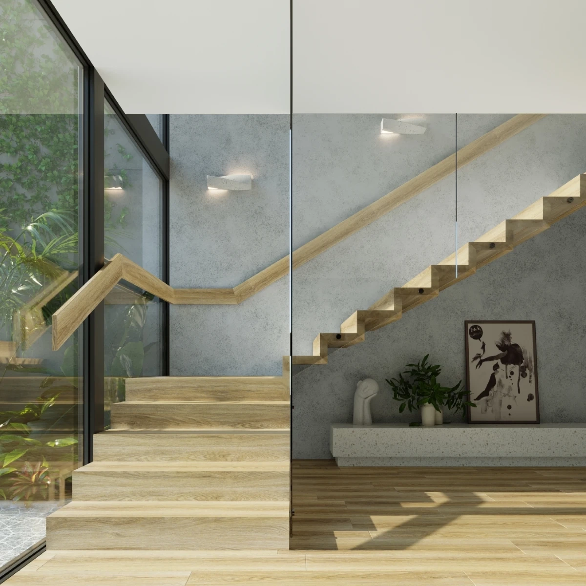 Vägglampa SIGMA betong