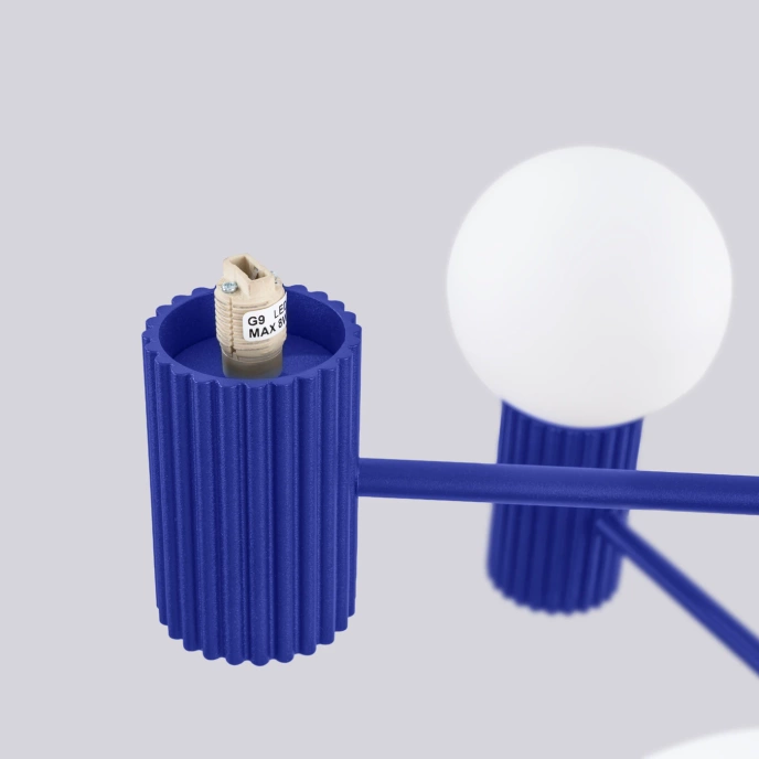 Ljuskrona HALO 6 ultramarin