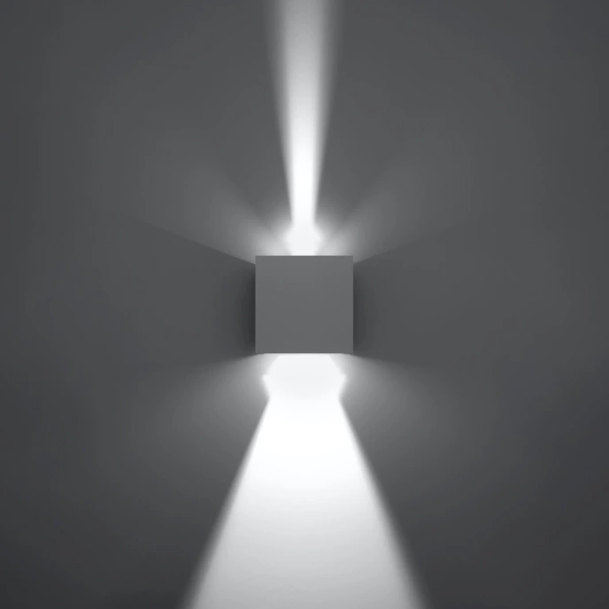 Vägglampa LUCA vit LED IP54