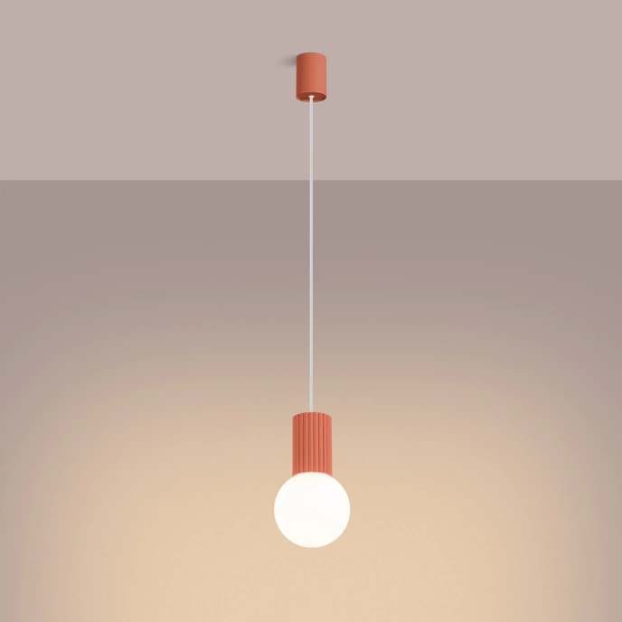 Pendellampa HALO 1 persika