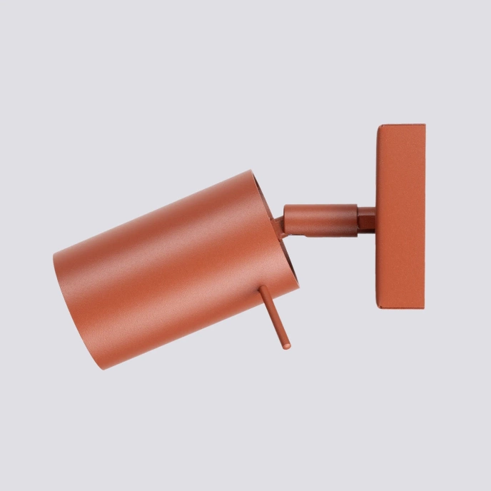 Vägglampa RING ockraröd