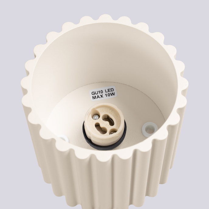 Taklampa AURA 1 beige GU10
