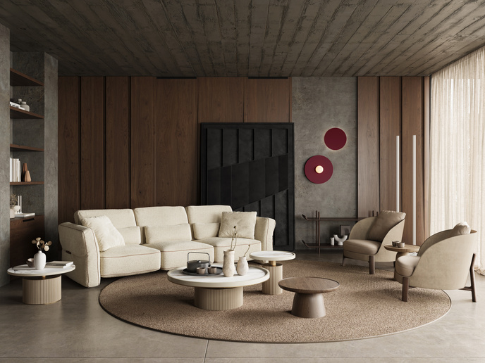 Vägglampa AKE 50 vinröd