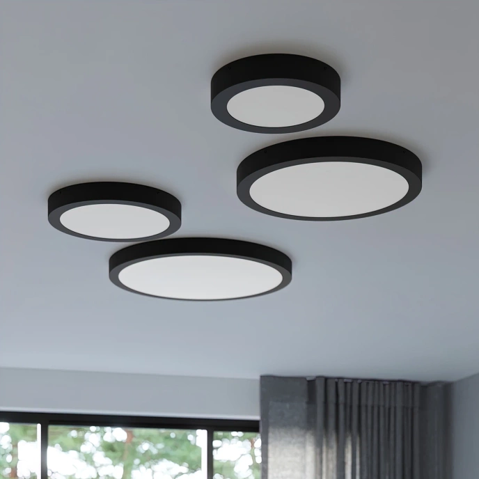 Plafond ONYX 40 svart LED 3000K