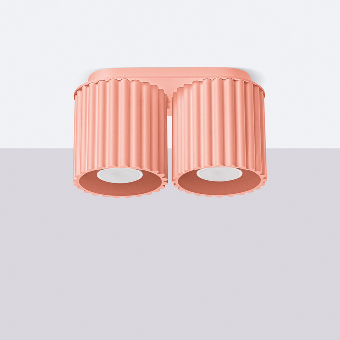 Taklampa AURA 2 persika GU10