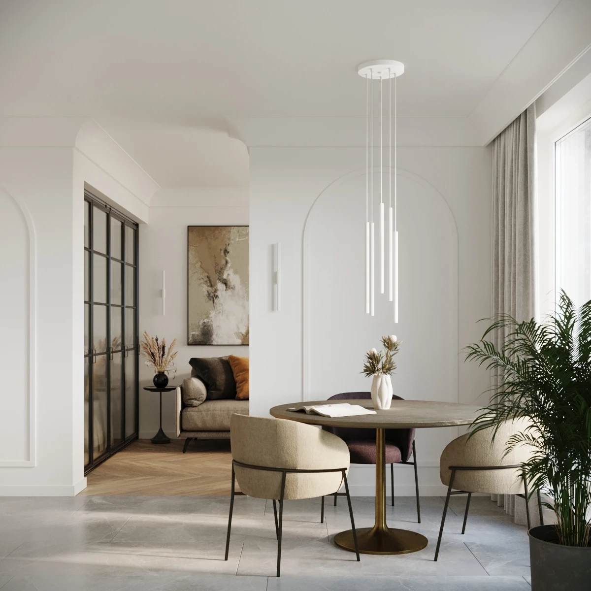 PASTELO 2 taklampa vit