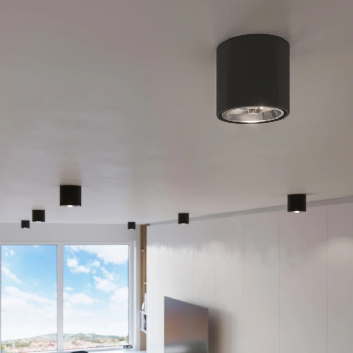 Plafond TIUBE svart
