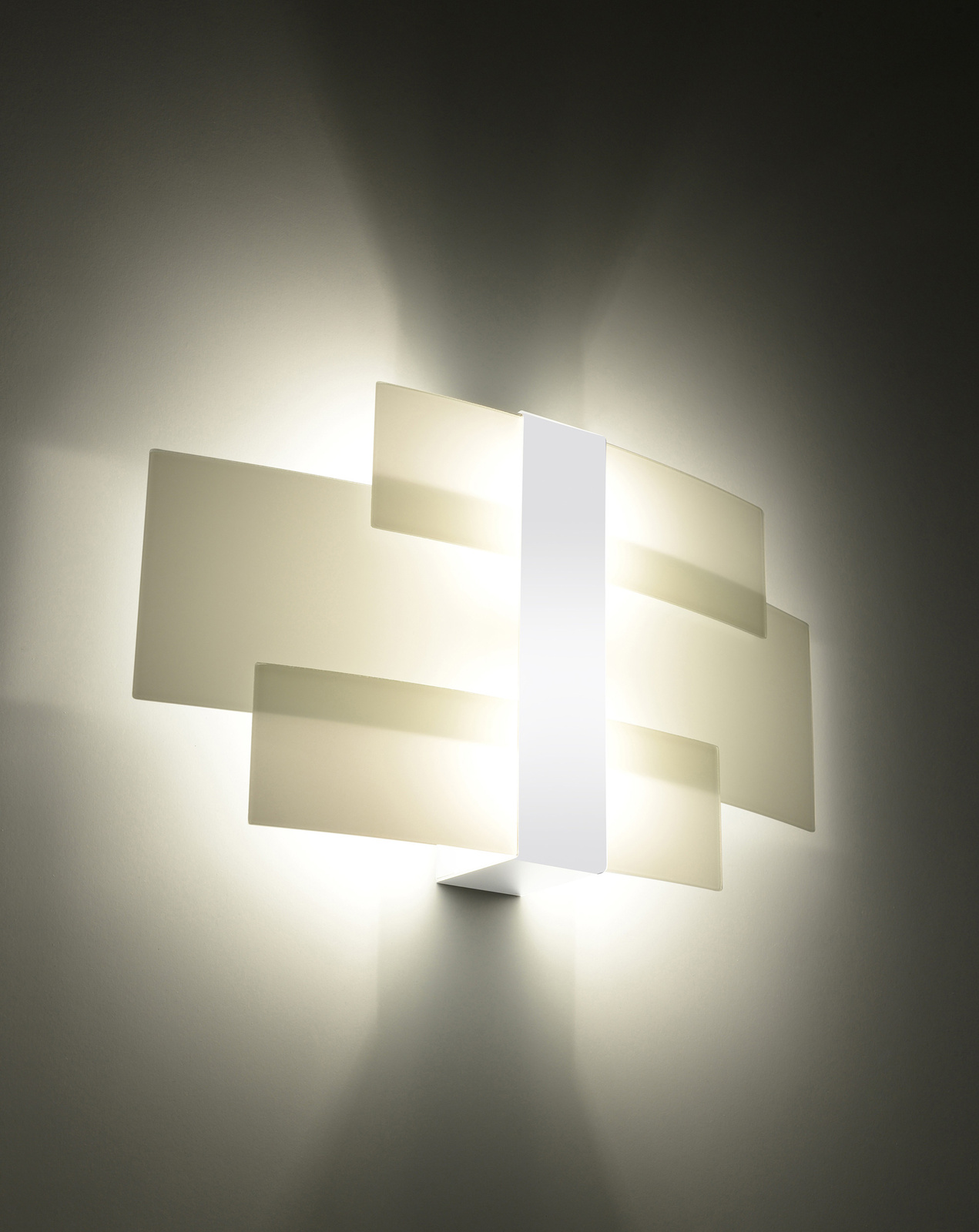 Vägglampa CELIA vit + 2x LED-lampa G9 4000K kall 4,5W 530lm